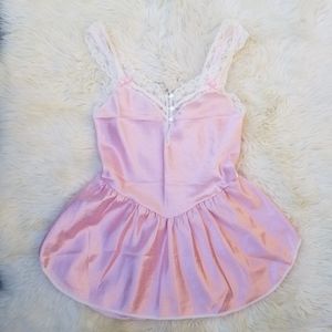 Vintage Christian Dior Frilly Pink Chemise